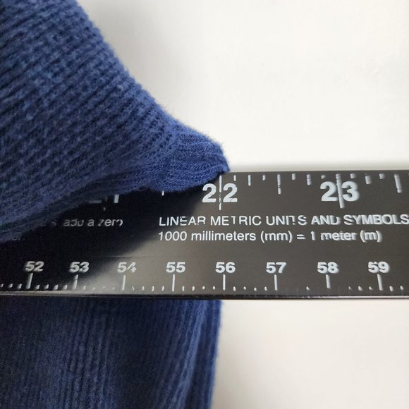 Breckenridge Sea Helm Knit Turtleneck Sweater Mens Medium Long Sleeve Full Zip - Picture 11 of 11